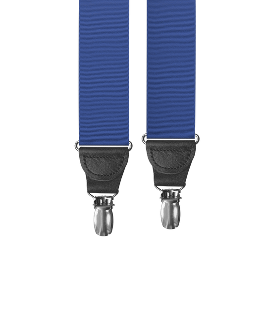 Royal Grosgrain Clip-on Suspenders - KK & Jay Supply Co.