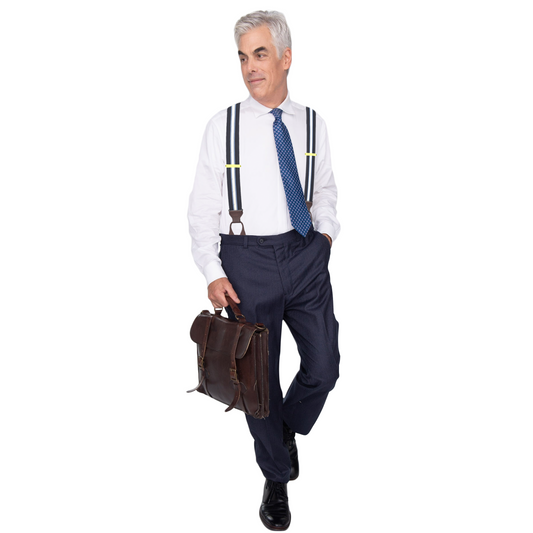 River Stripe Suspenders - KK & Jay Supply Co.