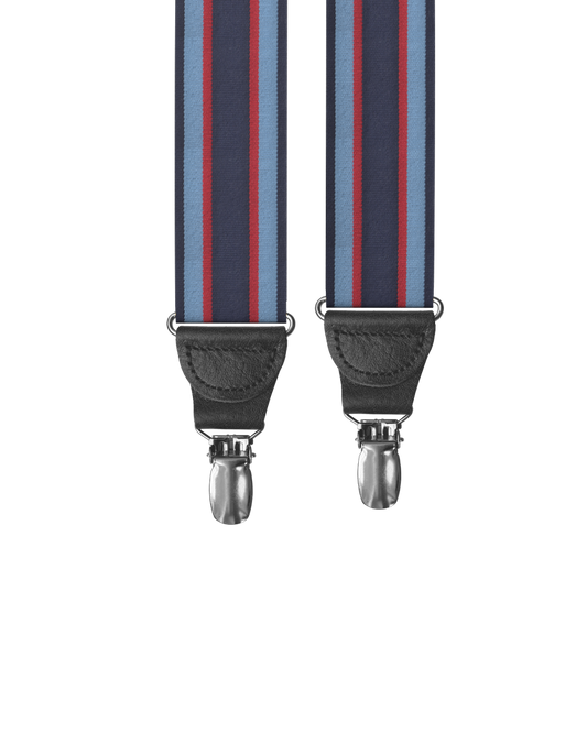 Southern Stripe Clip-on Suspenders - KK & Jay Supply Co.