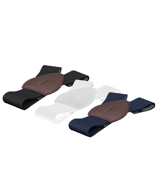 The Solid Pack<br>3 Solid Shirttail Garters - KK & Jay Supply Co.