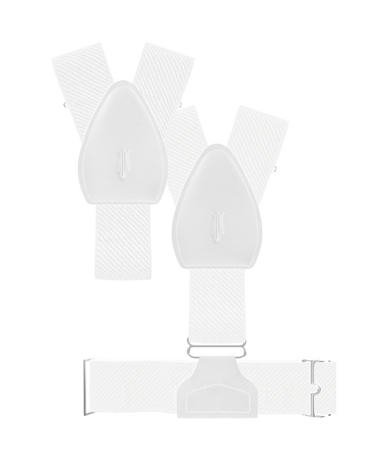 The White Pack<br>1 Original Garters + 1 Sockless Garters - KK & Jay Supply Co.