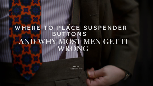 Where to Place Suspender Buttons