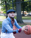 Naval Stripe Suspenders - KK & Jay Supply Co.