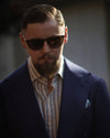 Rosewood Silver Silk Suspenders - KK & Jay Supply Co.