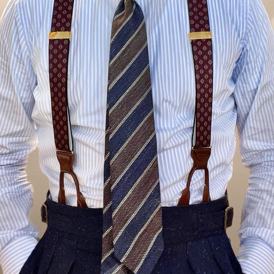 Washington Maroon Suspenders - KK & Jay Supply Co.