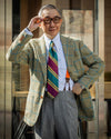 Orange Grosgrain Suspenders - KK & Jay Supply Co.