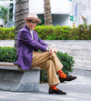 Orange Grosgrain Suspenders - KK & Jay Supply Co.