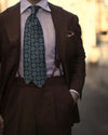 Herringbone Navy Suspenders - KK & Jay Supply Co.