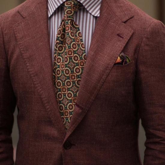 Burgundy Grosgrain Suspenders - KK & Jay Supply Co.
