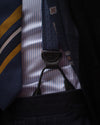Rosewood Navy Silk Suspenders - KK & Jay Supply Co.