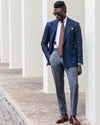 Naval Stripe Suspenders - KK & Jay Supply Co.