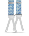 Azalia Floral Suspenders - Light Blue - KK & Jay Supply Co.