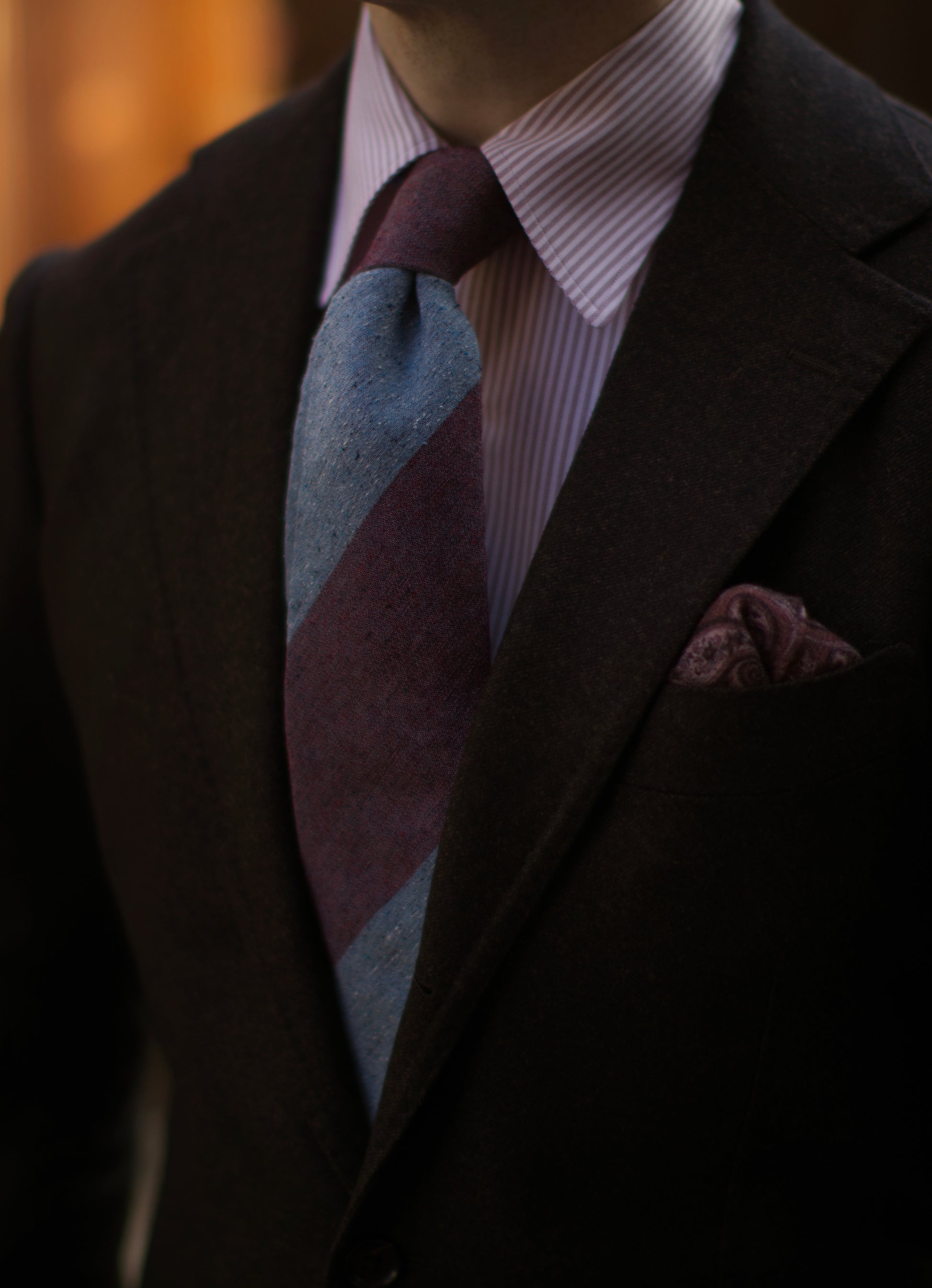 Herringbone Maroon Suspenders - KK & Jay Supply Co.