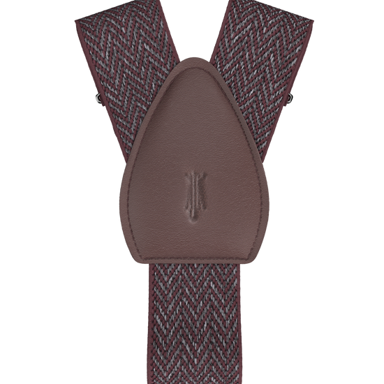 Amsterdam Maroon Shirttail Garters - KK & Jay Supply Co.