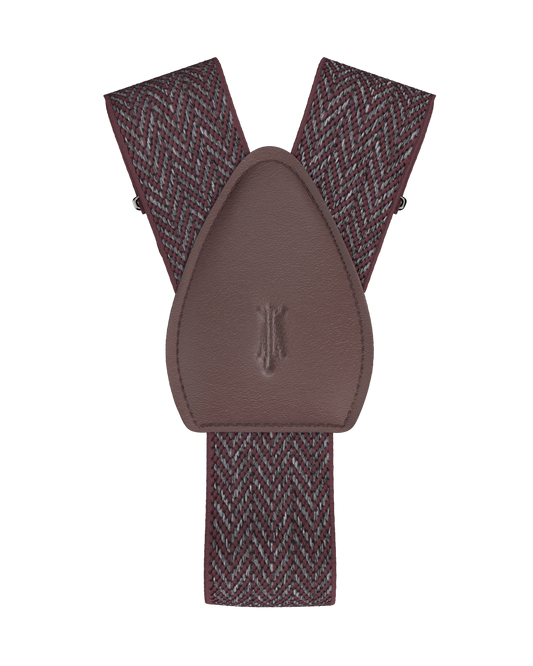 Amsterdam Maroon Shirttail Garters - KK & Jay Supply Co.