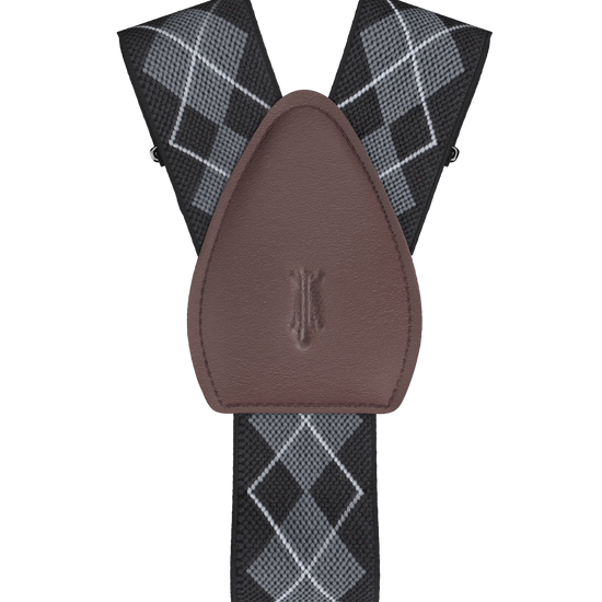 Ashford Black/Grey Shirttail Garters - KK & Jay Supply Co.
