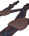 Ashford Navy/Maroon Shirttail Garters - KK & Jay Supply Co.