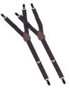 Ashford Navy/Maroon Shirttail Garters - KK & Jay Supply Co.