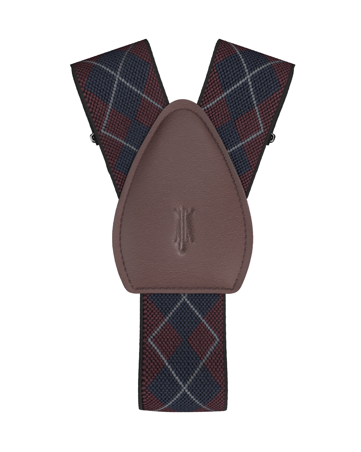 Ashford Navy/Maroon Shirttail Garters - KK & Jay Supply Co.