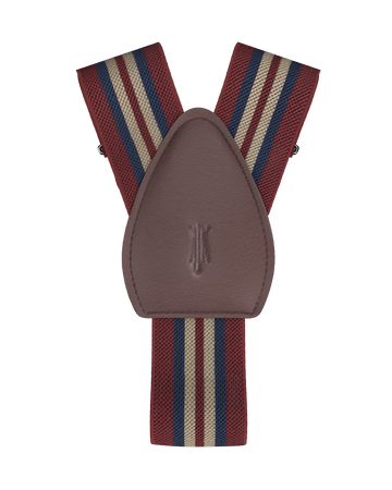 Freetown Crimson/Navy Shirttail Garters - KK & Jay Supply Co.