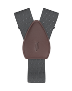 Jackson Dot Grey/White Shirttail Garters - KK & Jay Supply Co.