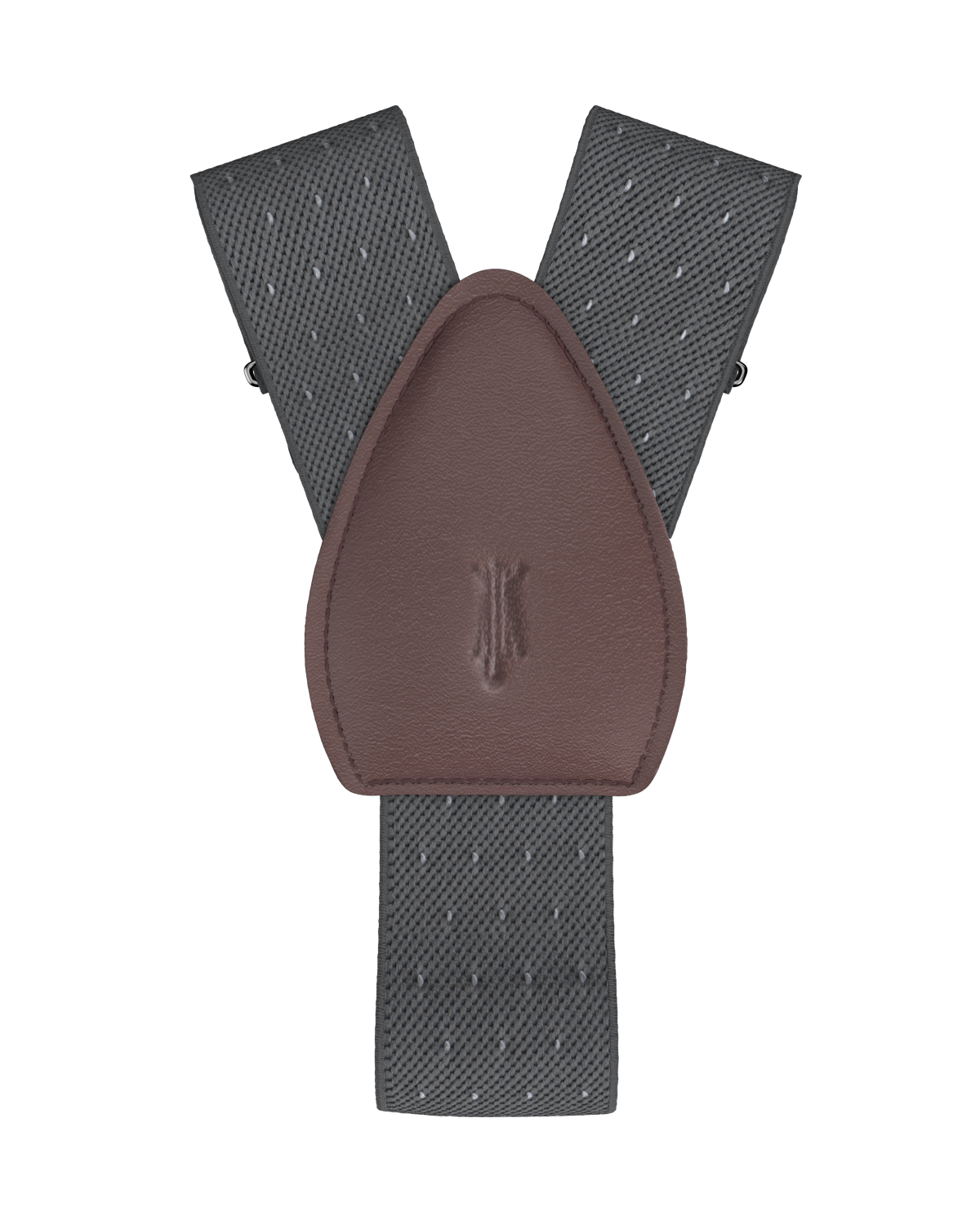 Jackson Dot Grey/White Shirttail Garters - KK & Jay Supply Co.