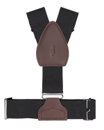 Solid Black Sockless Shirttail Garters - KK & Jay Supply Co.