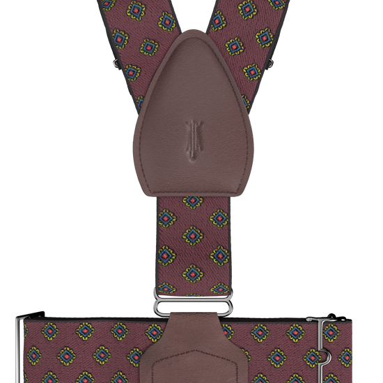 Washington Maroon Sockless Shirttail Garters - KK & Jay Supply Co.