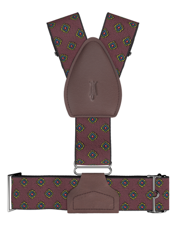 Washington Maroon Sockless Shirttail Garters - KK & Jay Supply Co.