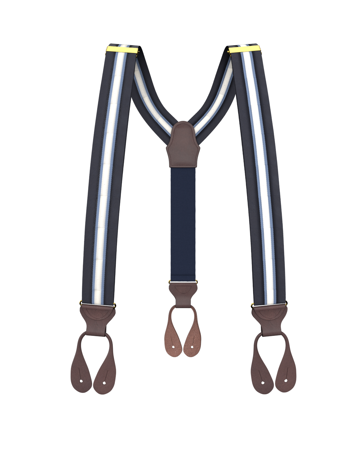 River Stripe Suspenders - KK & Jay Supply Co.