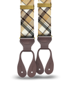 Mount Eden Madras Suspenders - Khaki - KK & Jay Supply Co.