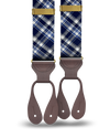 Mount Eden Madras Suspenders - Navy - KK & Jay Supply Co.