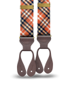 Mount Eden Madras Suspenders - Orange - KK & Jay Supply Co.