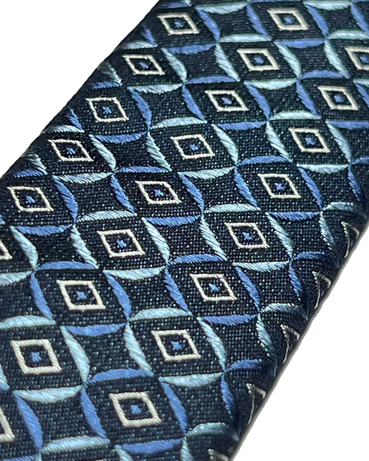 Neptune Navy Silk Suspenders - KK & Jay Supply Co.