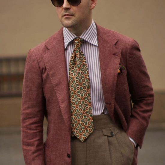 Burgundy Grosgrain Suspenders - KK & Jay Supply Co.