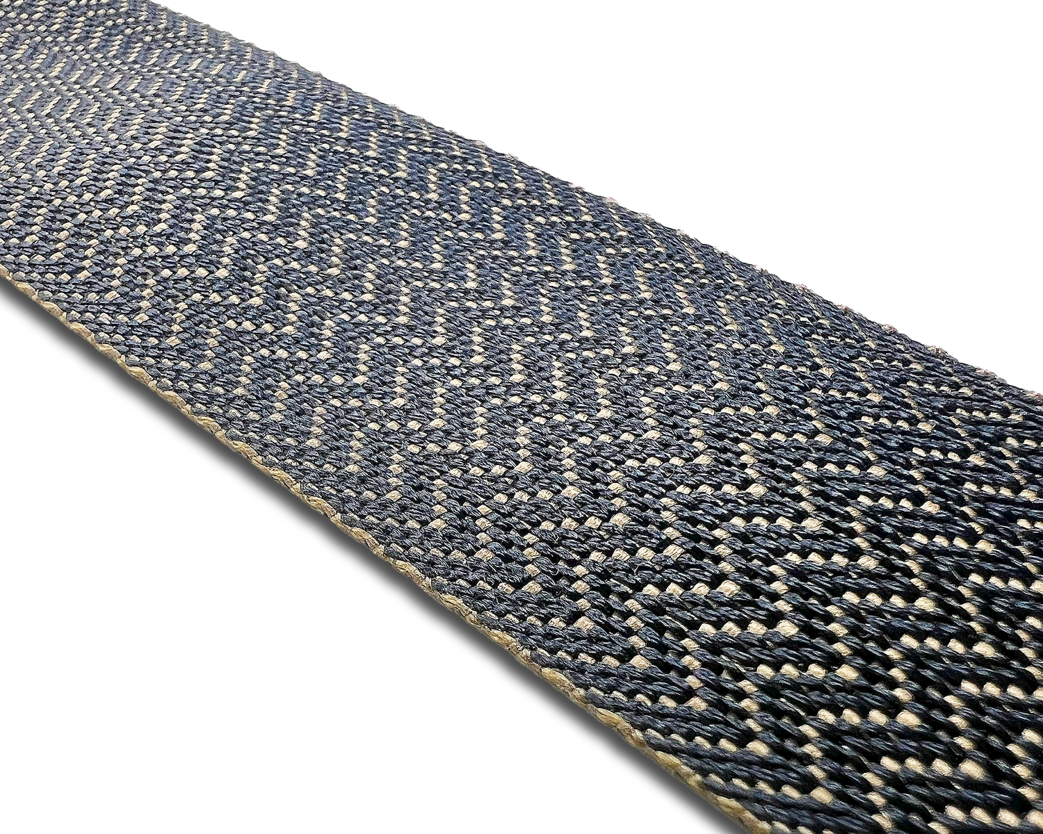 Vintage Webb Herringbone Suspenders - Navy - KK & Jay Supply Co.