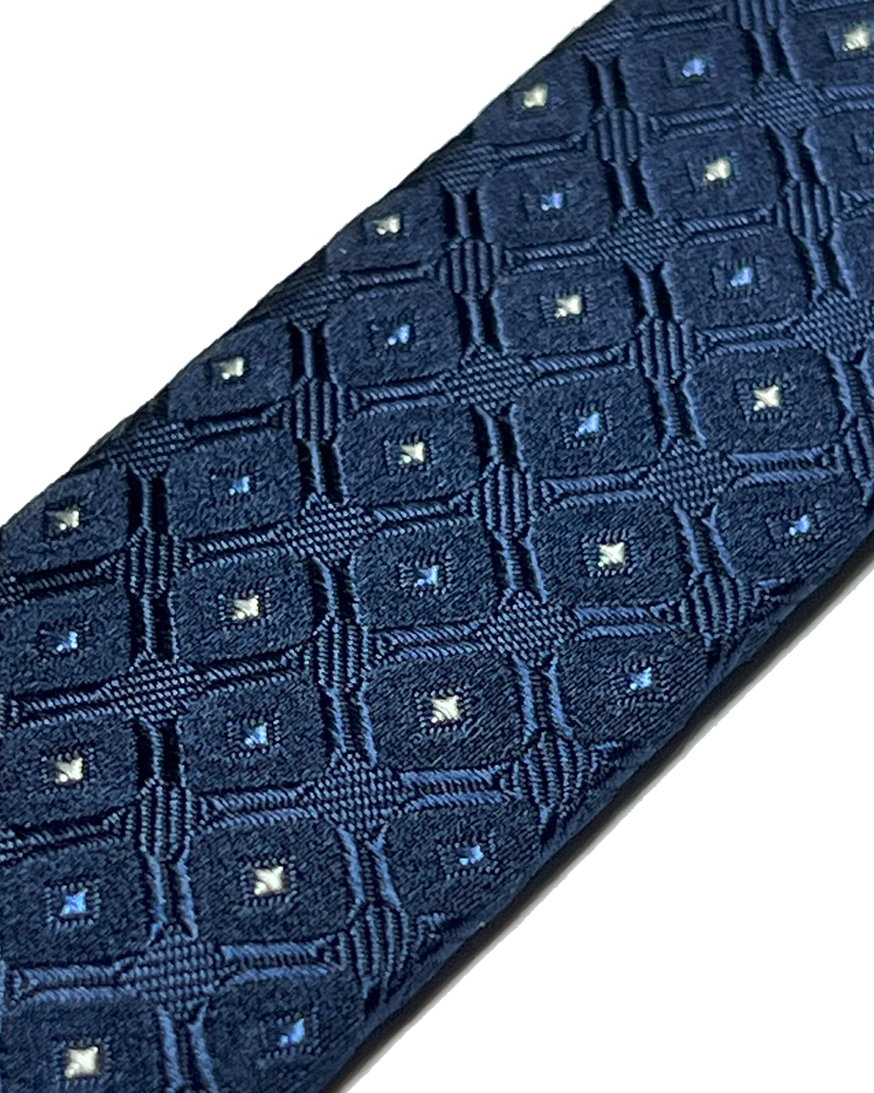 Yates Navy Silk Suspenders - KK & Jay Supply Co.