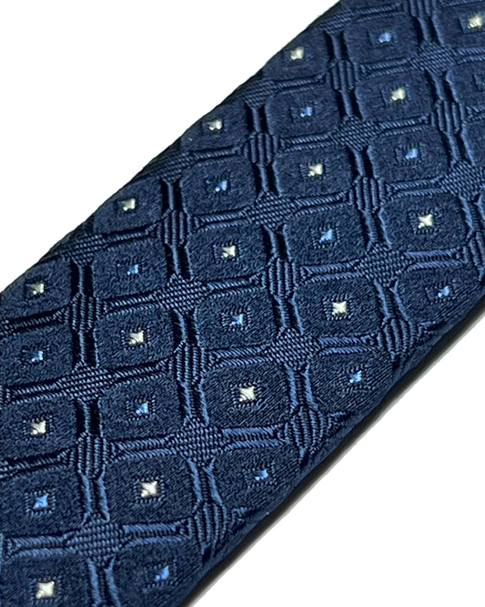Yates Navy Silk Suspenders - KK & Jay Supply Co.
