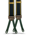 Arden Striped Suspenders - Green/Navy/Yellow