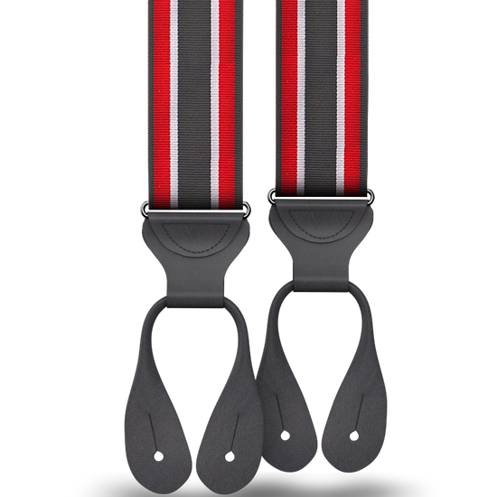 Astor Stripe Suspenders - KK & Jay Supply Co.