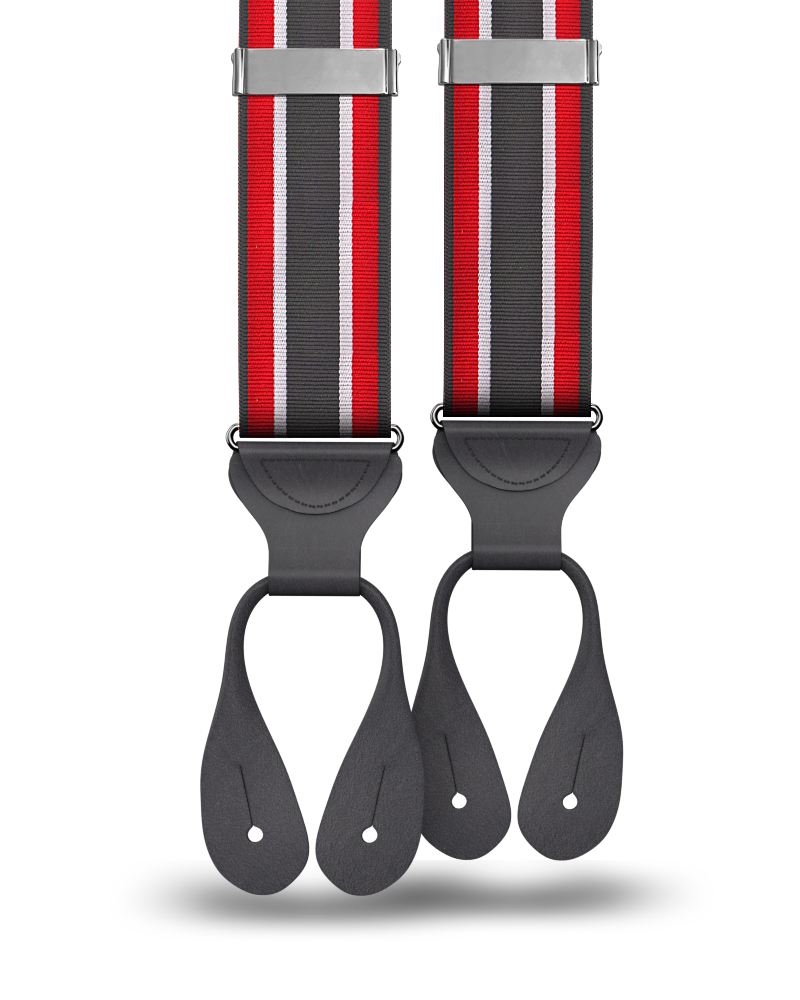 Astor Stripe Suspenders - KK & Jay Supply Co.