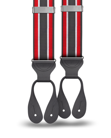 Astor Stripe Suspenders - KK & Jay Supply Co.