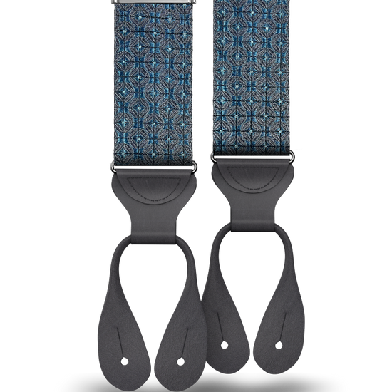 Belvedere Emerald Silk Suspenders - KK & Jay Supply Co.