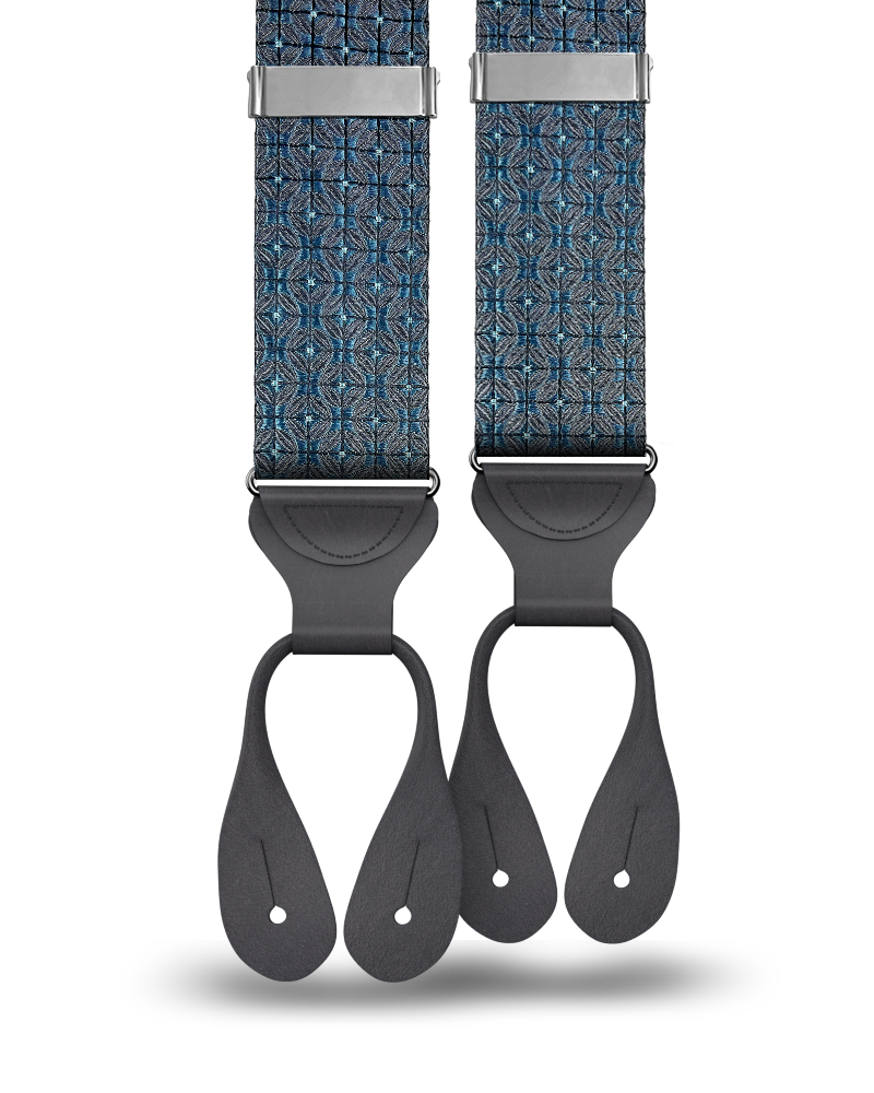 Belvedere Emerald Silk Suspenders - KK & Jay Supply Co.