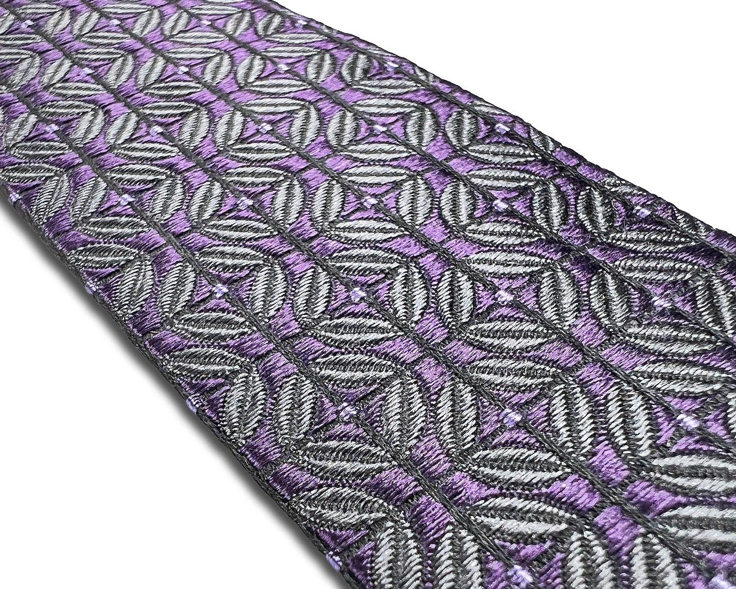 Belvedere Purple Silk Suspenders - KK & Jay Supply Co.