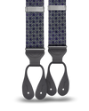 Belvedere Purple Silk Suspenders - KK & Jay Supply Co.