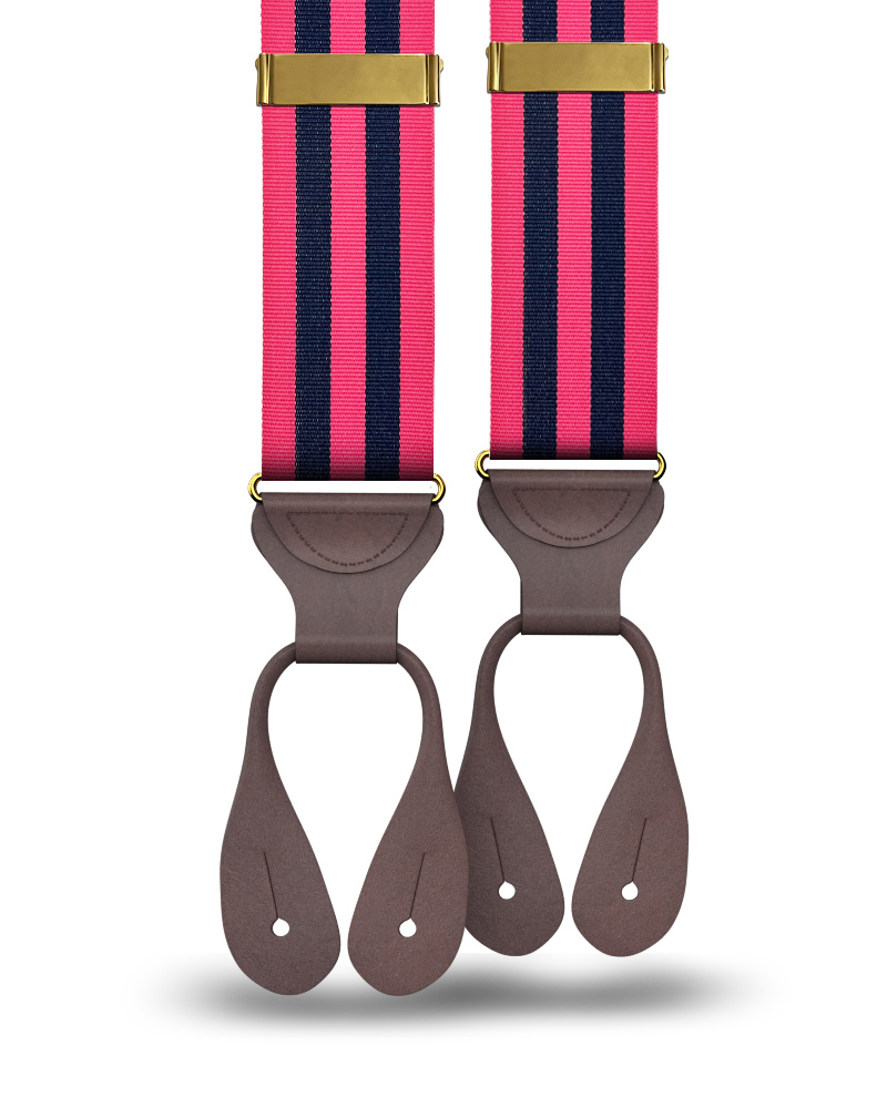 Berkerly Stripe Suspenders - KK & Jay Supply Co.