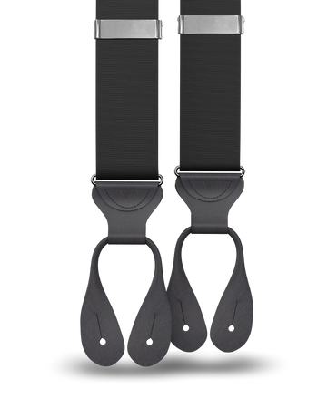 Black Grosgrain Suspenders - KK & Jay Supply Co.