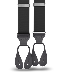 Black Grosgrain Suspenders