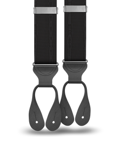 Black Moire Suspenders